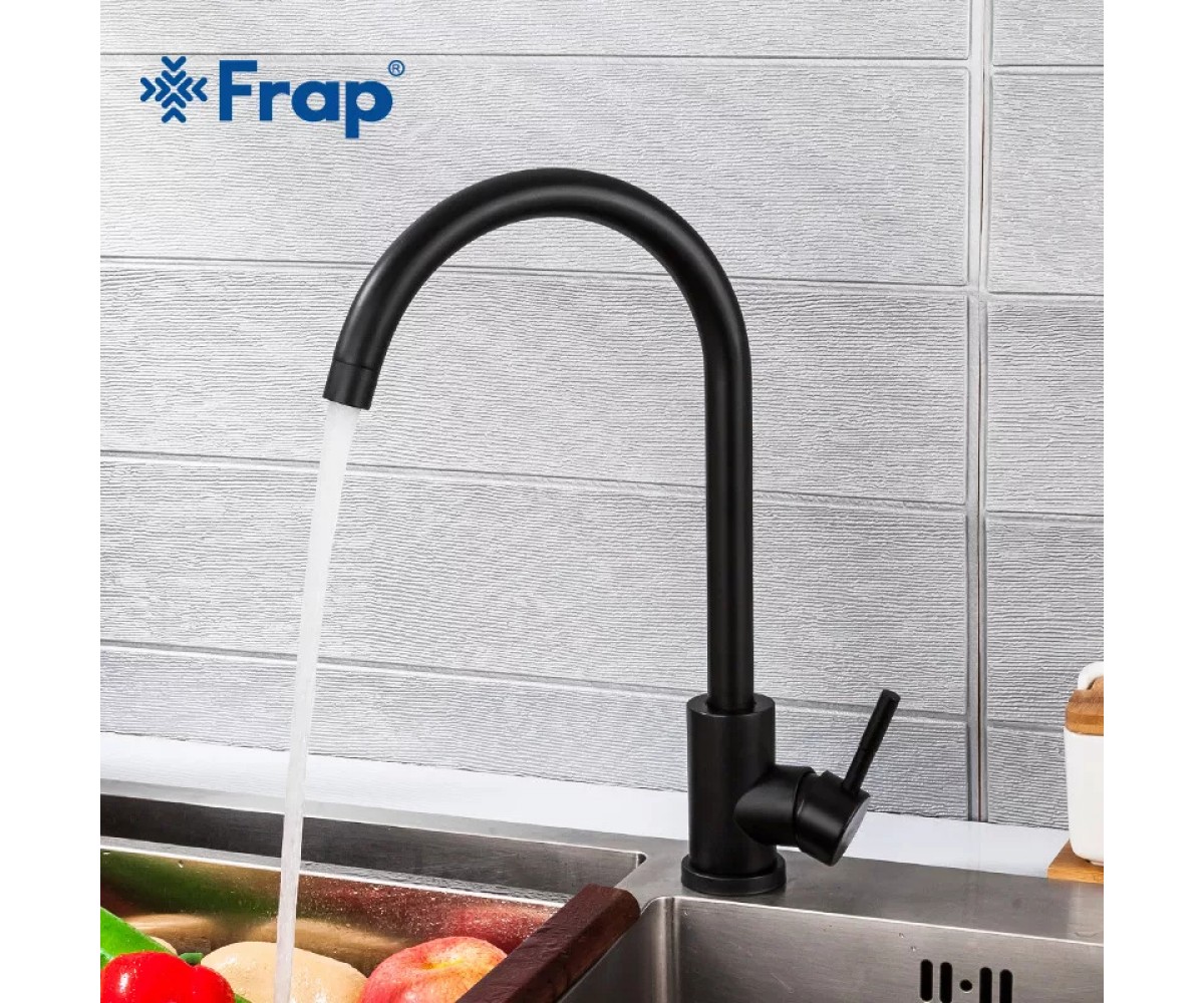 Змішувач для кухні Frap F40899-4, чорний  F40899-4:Фото 2