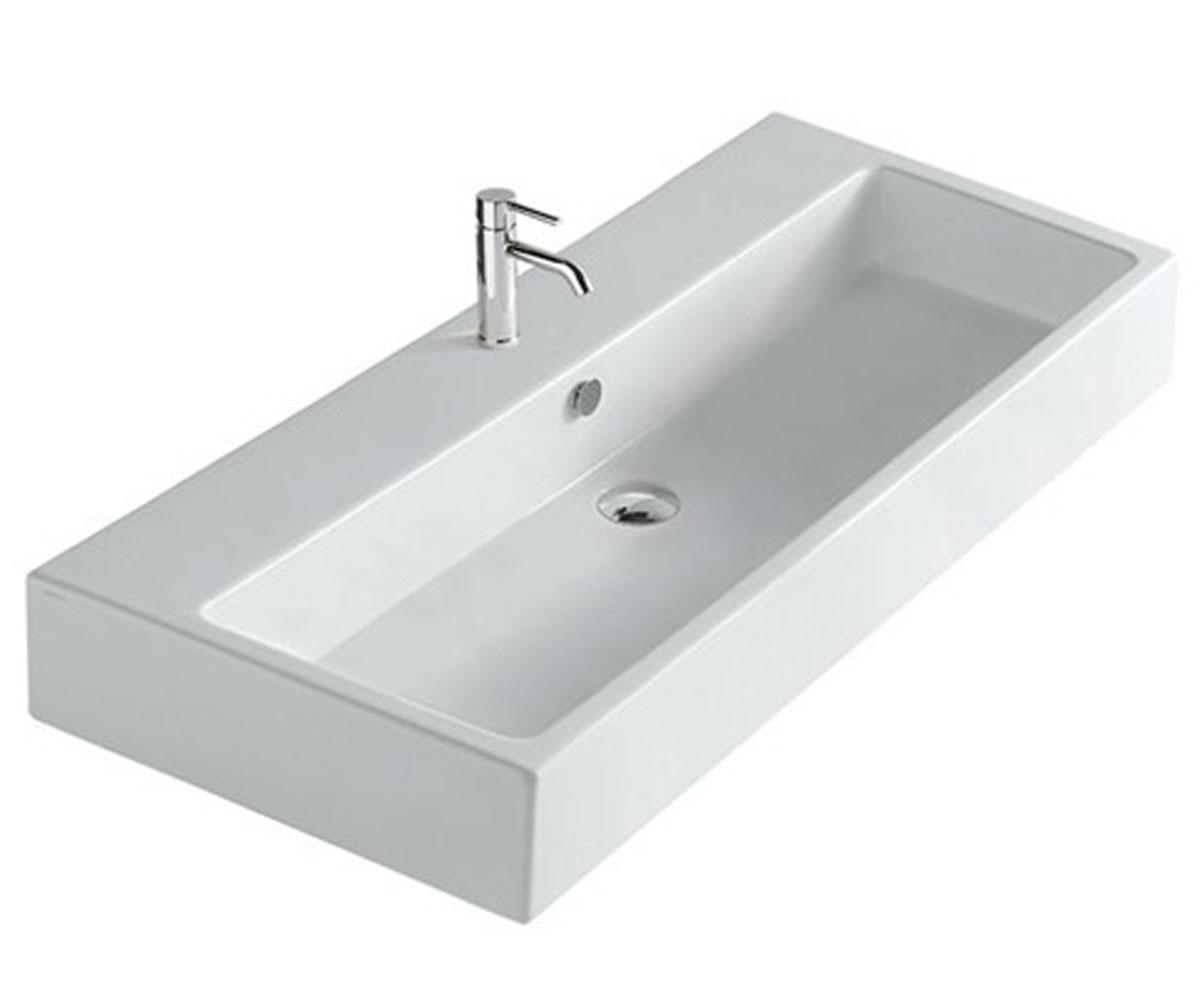 Широкий прямокутний умивальник GALASSIA PLUS DESIGN 6100 6100