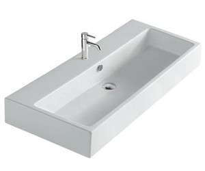 Широкий прямокутний умивальник GALASSIA PLUS DESIGN 6100