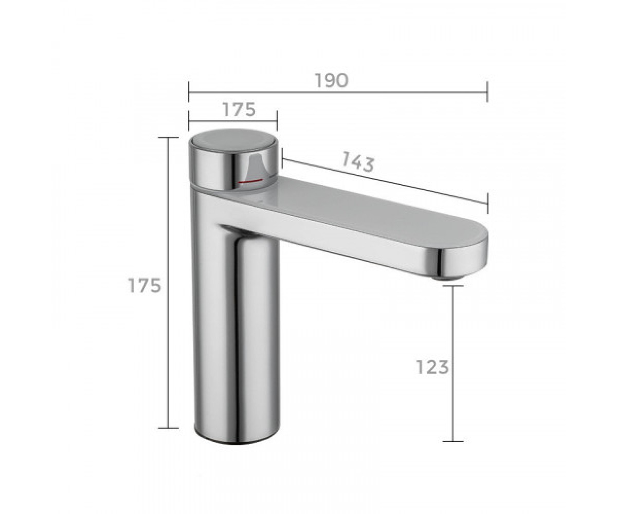 Порционный смеситель с дисплеем  G1095-1:Чертеж 
