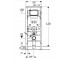 Инсталляция для унитаза  SIGMA 12 111.047.00.1:Чертеж 
