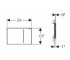 Клавиша пневматическая  SIGMA 70 115.625.SQ.1:Чертеж 