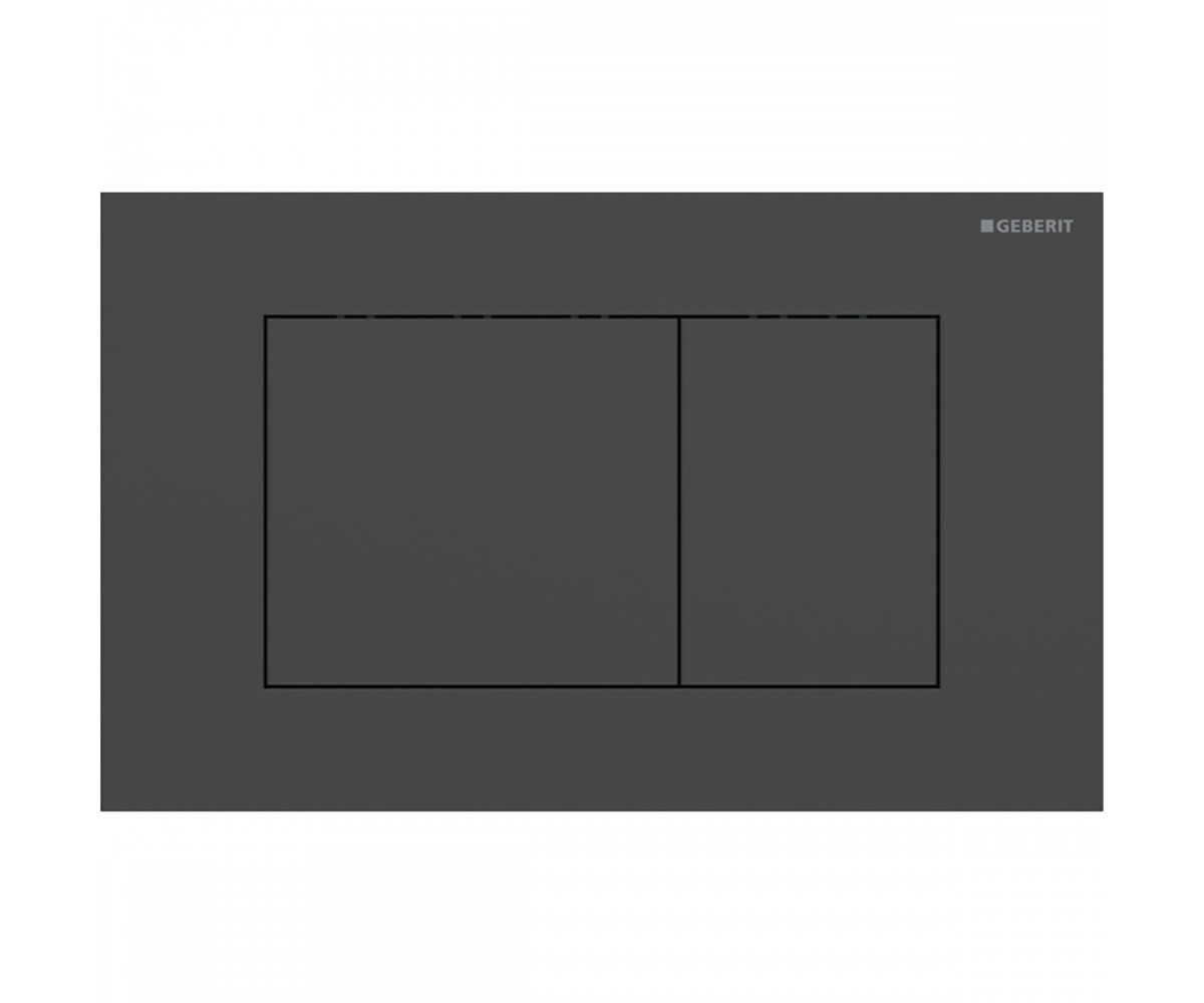 Щітка для змії підщепи SIGMA40 SQUARE, матова чорна, легко миється GEBERIT  115.629.14.1 115.629.14.1