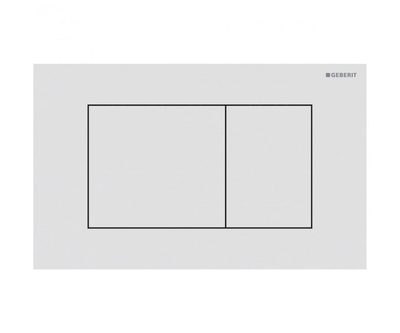 Очищувач змій для підщепи SIGMA40 SQUARE, білий матовий, легко миється GEBERIT  115.629.JT.1 115.629.JT.1