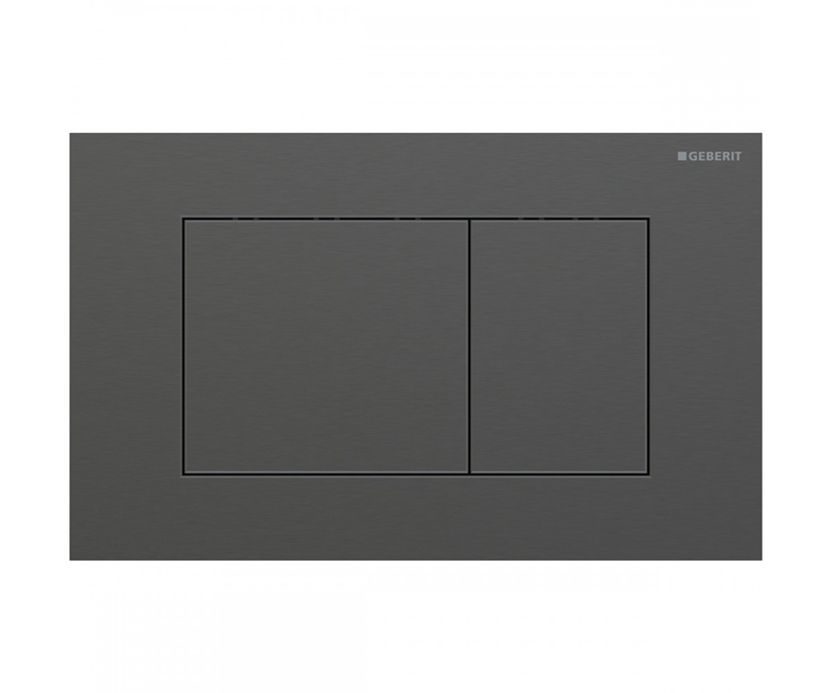 SIGMA40 SQUARE змивна клавіша для подвійного змиву, чорний хром / матовий, легко чиститься GEBERIT  115.629.QD.1 115.629.QD.1