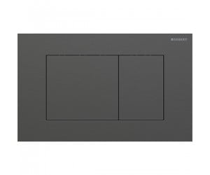 Клавіатура зміїної підщепи SIGMA40 SQUARE, чорний хром/матовий, легко чиститься GEBERIT  115.629.QD.1