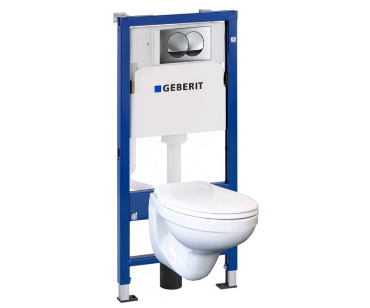 Унітаз з інсталяцією 4 в 1 GEBERIT DUOFIX ПРО 20 118.315.21.1 118.315.21.1
