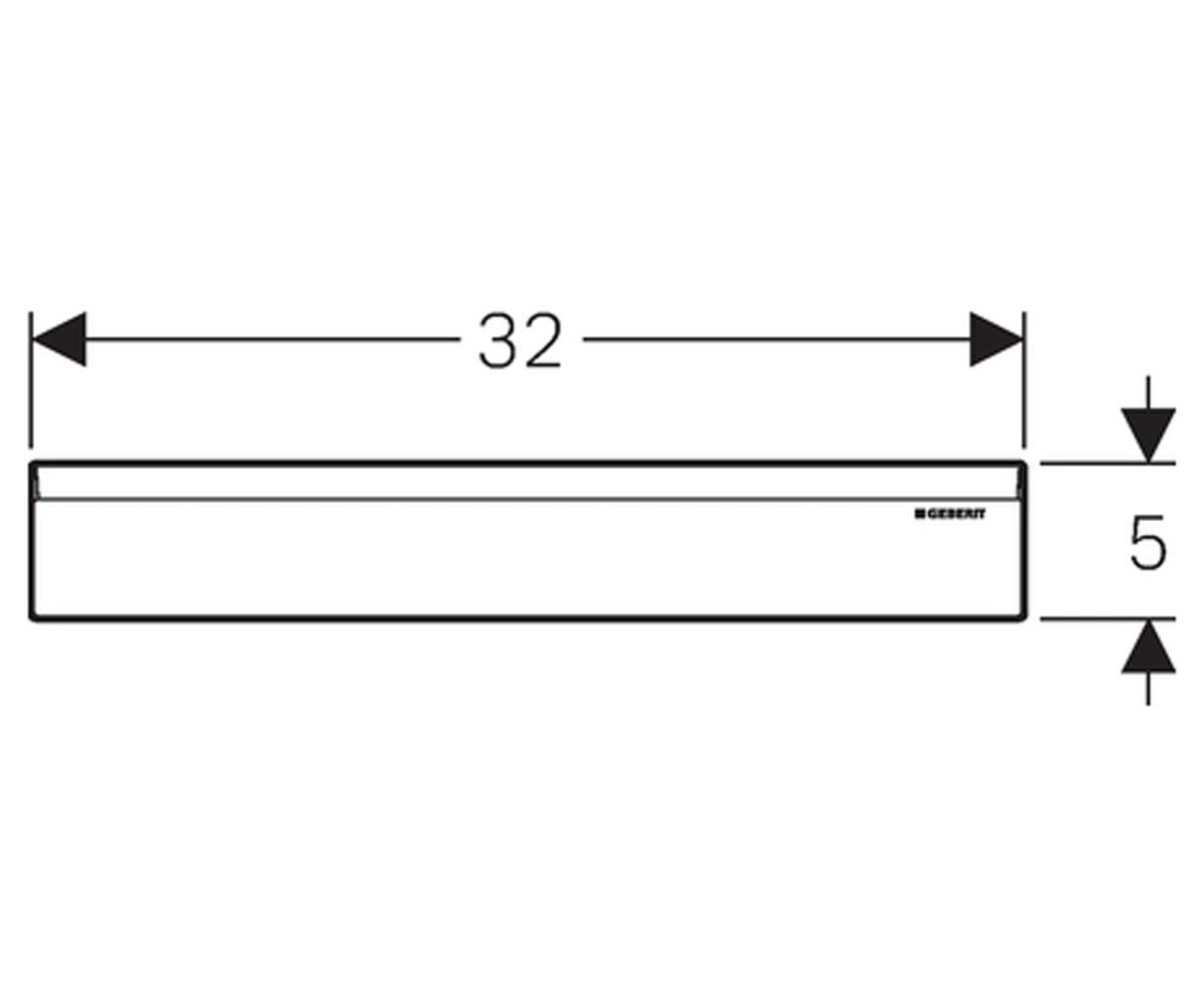 Накладка для трапа  CLEANLINE 32 154.335.11.1:Чертеж 