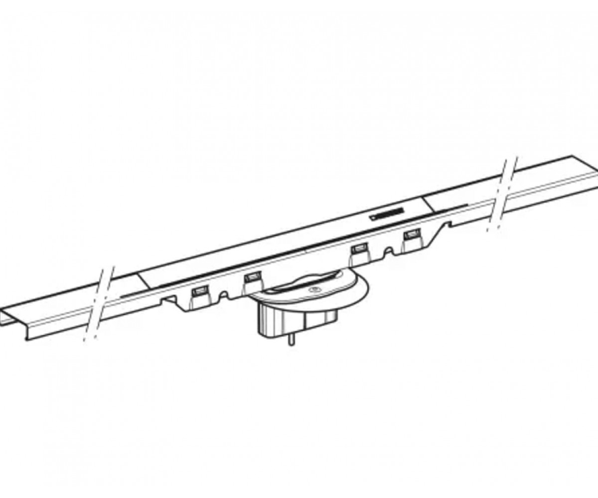 Дренажный канал  CLEANLINE50 154.448.QC.2:Чертеж 