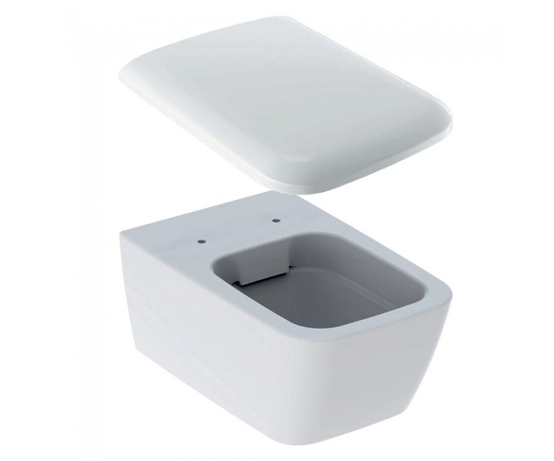 Унітаз с сидінням GEBERIT ICON SQUARE 201950000+571910000 201950000+571910000
