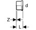 Заглушка d 18  MAPRESS 20213:Чертеж 