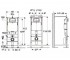 Инсталляция для унитаза  DUOFIX 458.120.11.1:Чертеж 