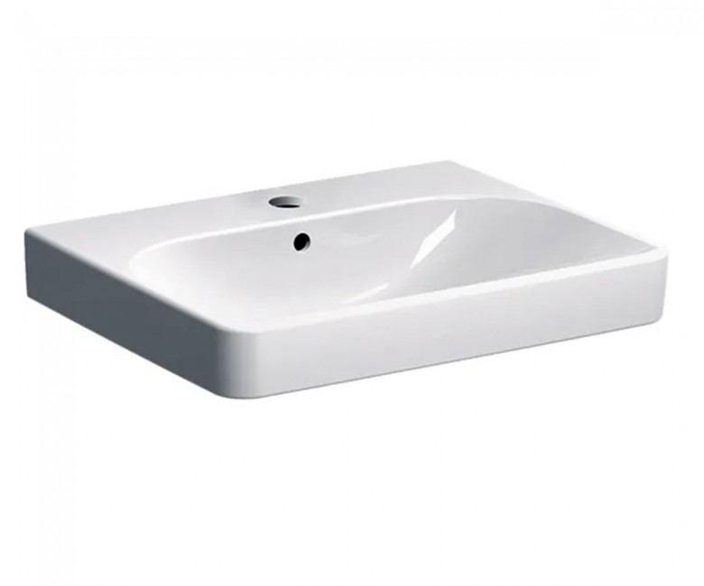 Прямокутний умивальник 60 см GEBERIT SMYLE  500.229.01.1 500.229.01.1