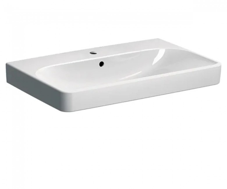Прямоугольный умывальник GEBERIT SMYLE SQUARE 500.249.01.1 500.249.01.1