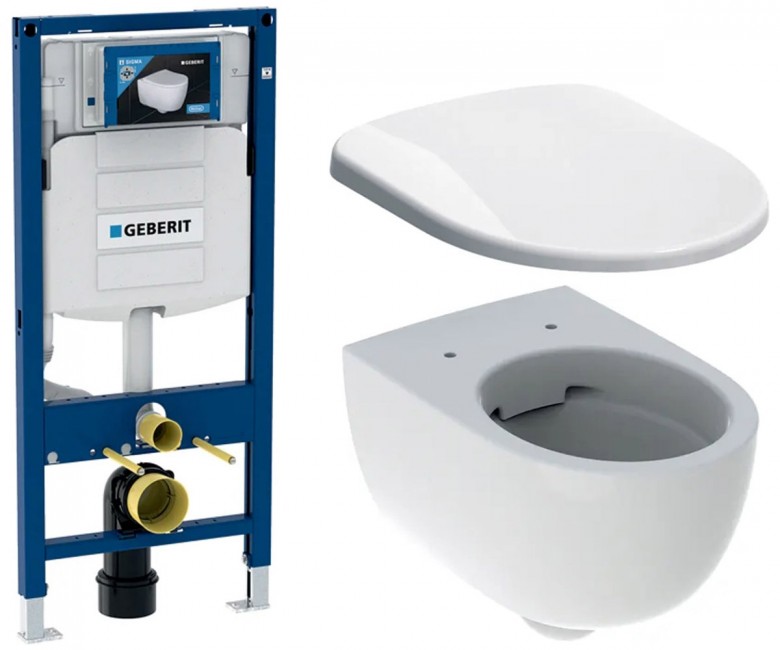 Унітаз з установкою 3 в 1 GEBERIT SELNOVA 500.694.01.2+500.335.01.1+111.300.00.5 500.694.01.2+500.335.01.1+111.300.00.5