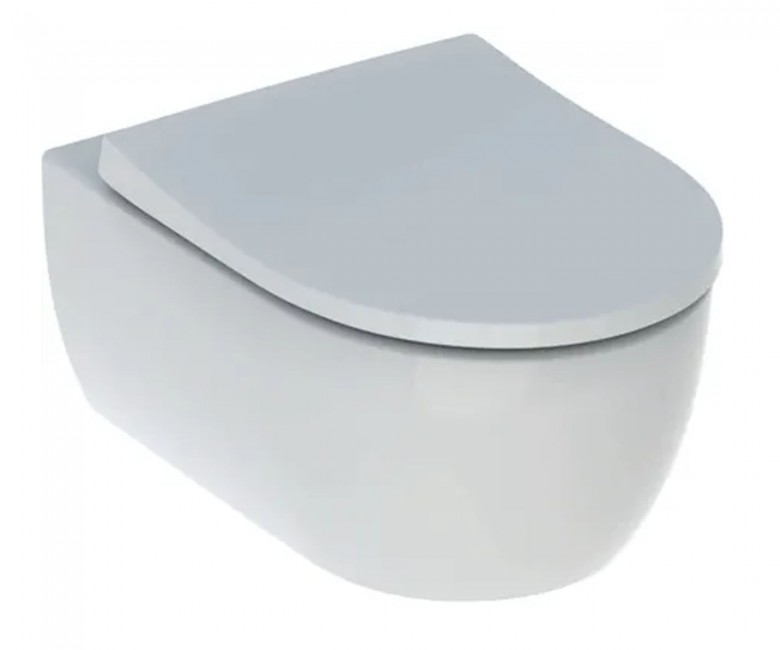 Безобідковий унітаз з сидінням GEBERIT ICON 500.784.01.1 500.784.01.1