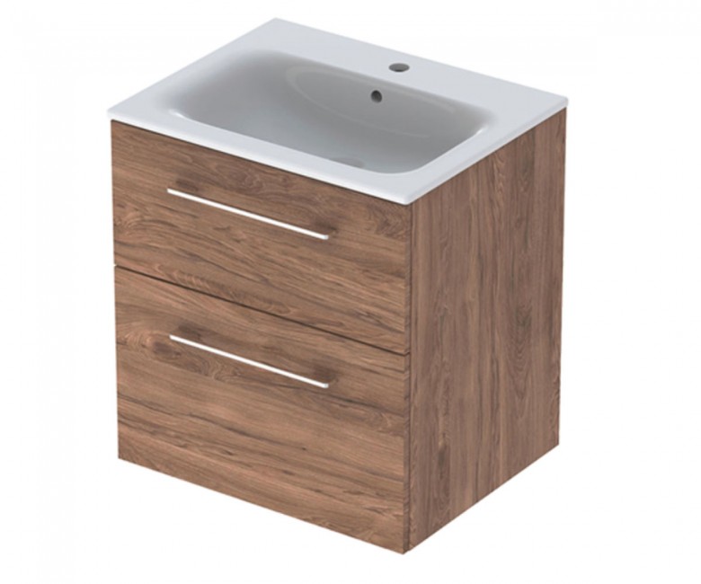 Тумба з раковиною 60 см GEBERIT SELNOVA SQUARE 501.238.00.1 501.238.00.1