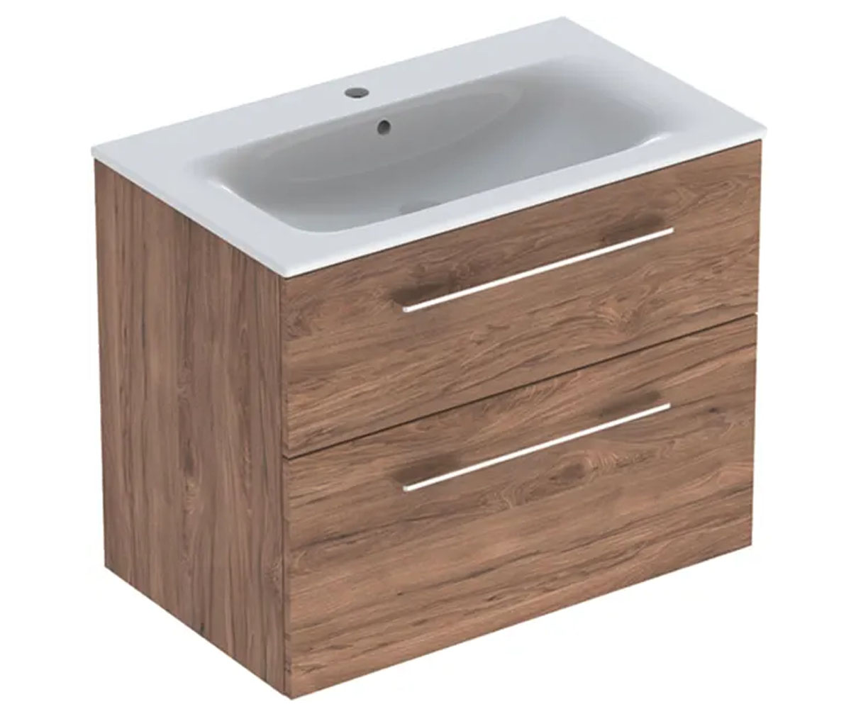 Тумба с раковиной 80 см GEBERIT SELNOVA SQUARE 501.242.00.1 501.242.00.1