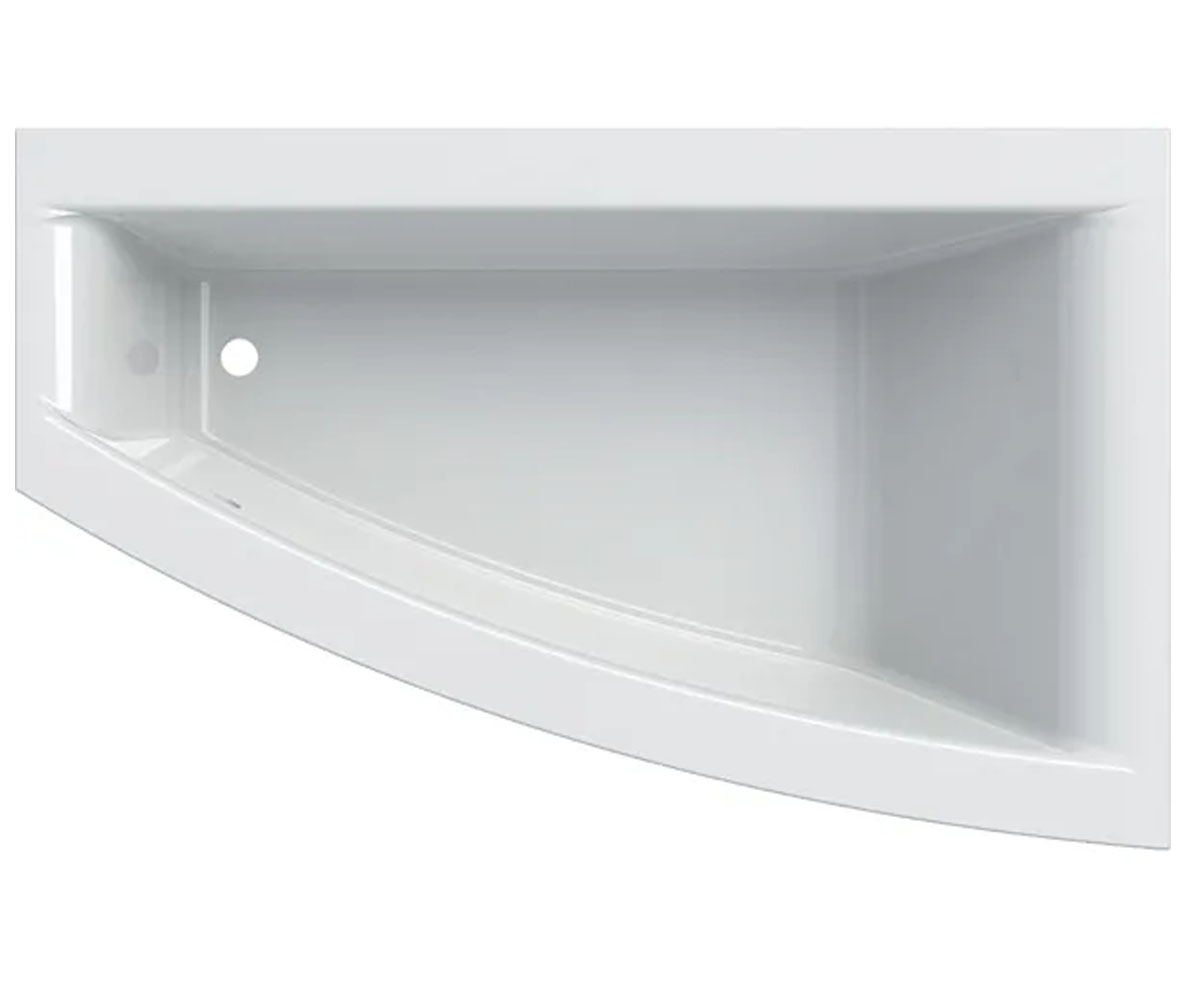 Асиметрична ванна 160х100 см GEBERIT SELNOVA SQUARE 554.290.01.1 554.290.01.1