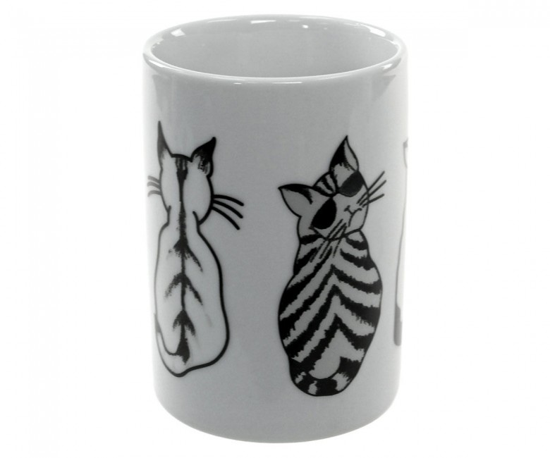 Стакан для зубних щіток GEDY LARA CATS 1898-4176 1898-4176