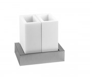 Тримач двох склянок GESSI RETTANGOLO 20810-098