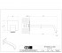 Настенный излив  RETTANGOLO 26200-298:Чертеж 
