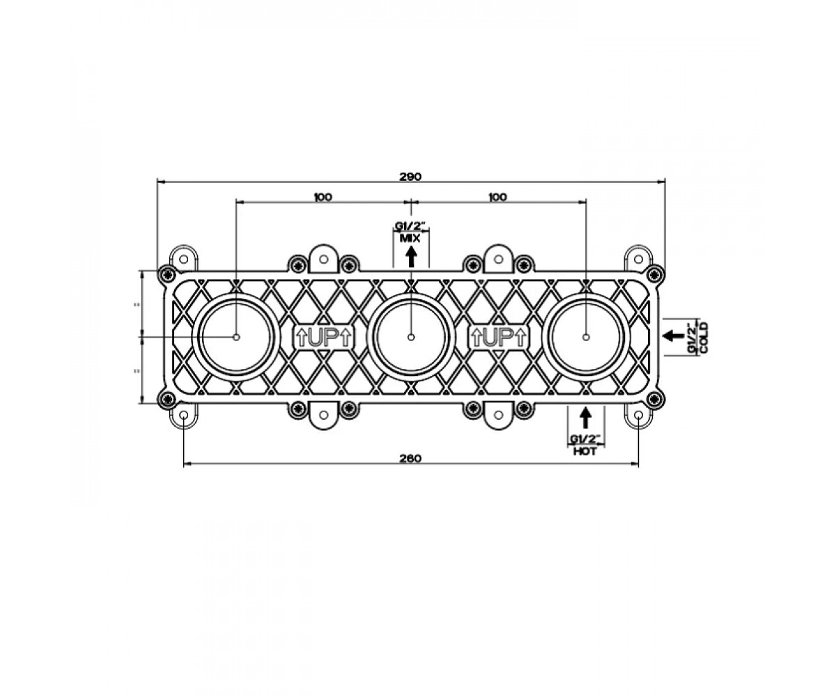 54139-239 внутрішня частина змішувача, steel Brushed (1 сорт)  54139-239:Чертеж 