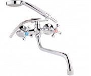 Смеситель двухвентильный с лейкой GF 21 S-21-143BS