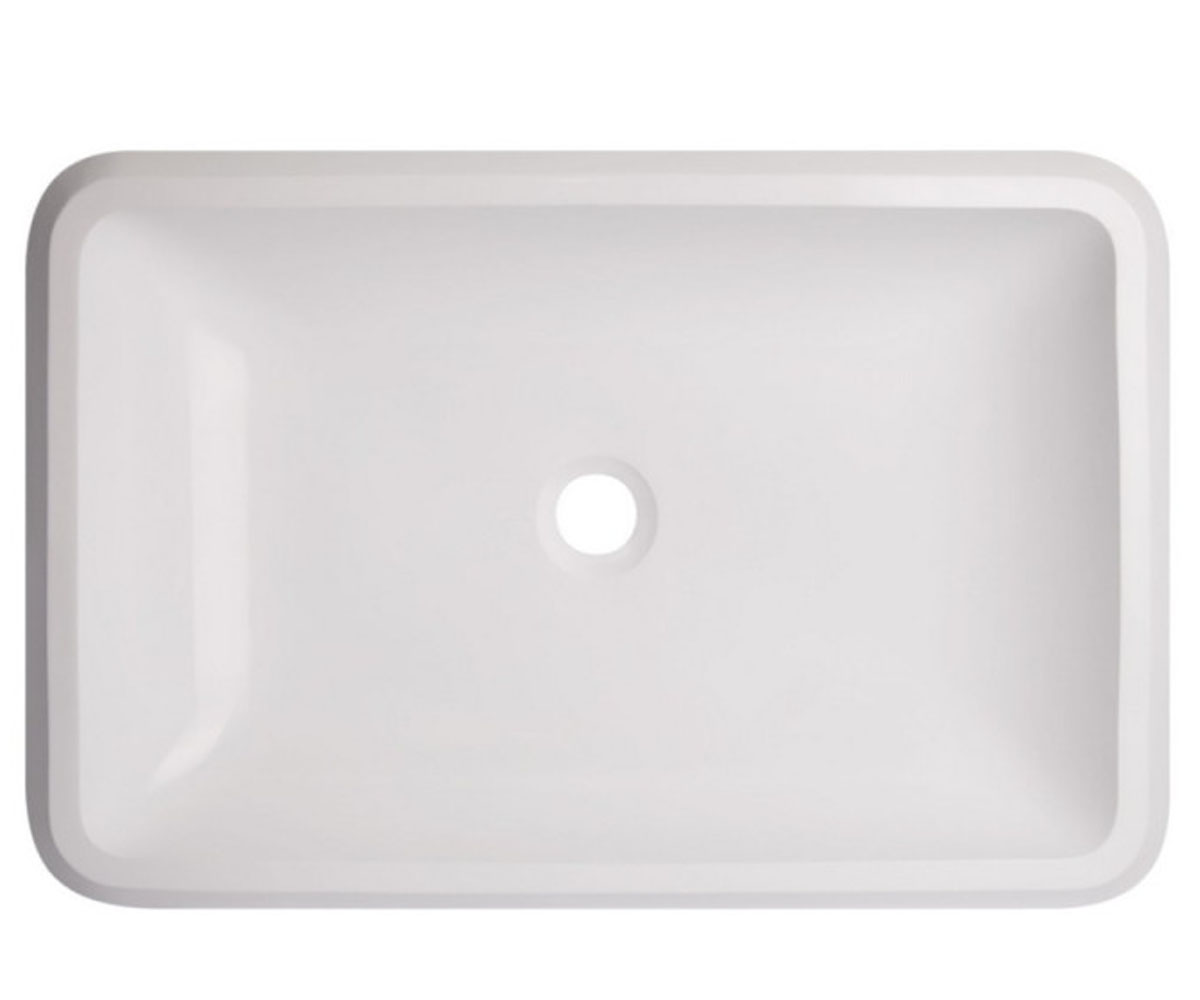 Врізний умивальник 59 см GF  WHI-05 590X390/110 WHI-05 590X390/110
