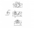 Унитаз безободковый  FORTY3 FOS06BI:Чертеж 
