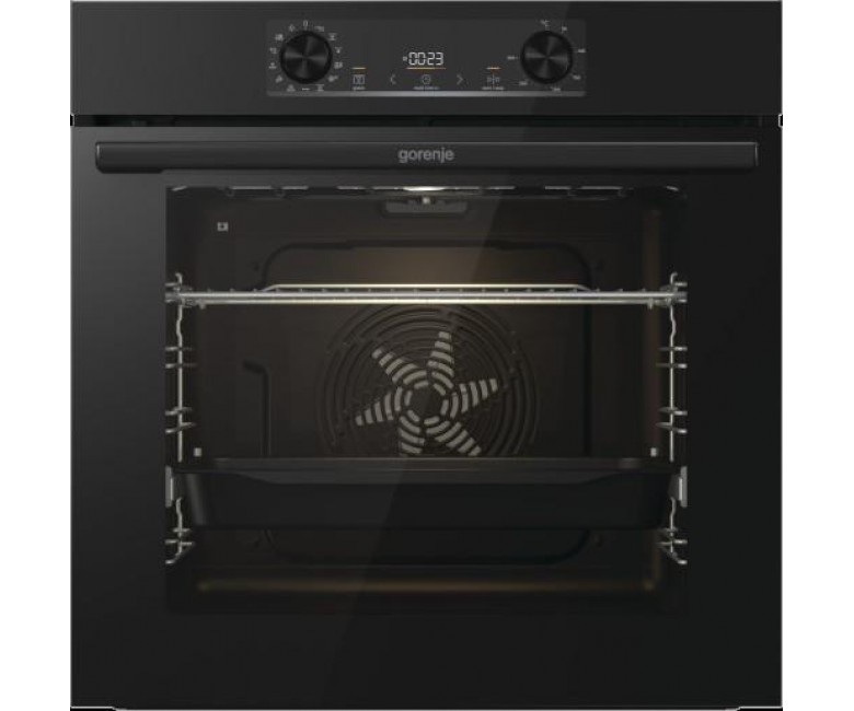 Духова шафа Gorenje електрична, 77л, A+, дисплей, IconLed, піроліз, готув. на різн рівнях, чорний GORENJE  BOP6373E28EBG BOP6373E28EBG
