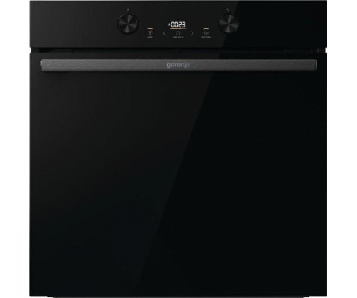 Духова шафа Gorenje електрична, 77л, A+, пара, дисплей, чорний GORENJE  BOS6737E20FBG BOS6737E20FBG