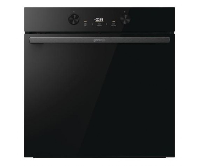 Духова шафа Gorenje електрична, 77л, A+, пара, дисплей, піроліз, чорний GORENJE  BPS6737E04DBG BPS6737E04DBG