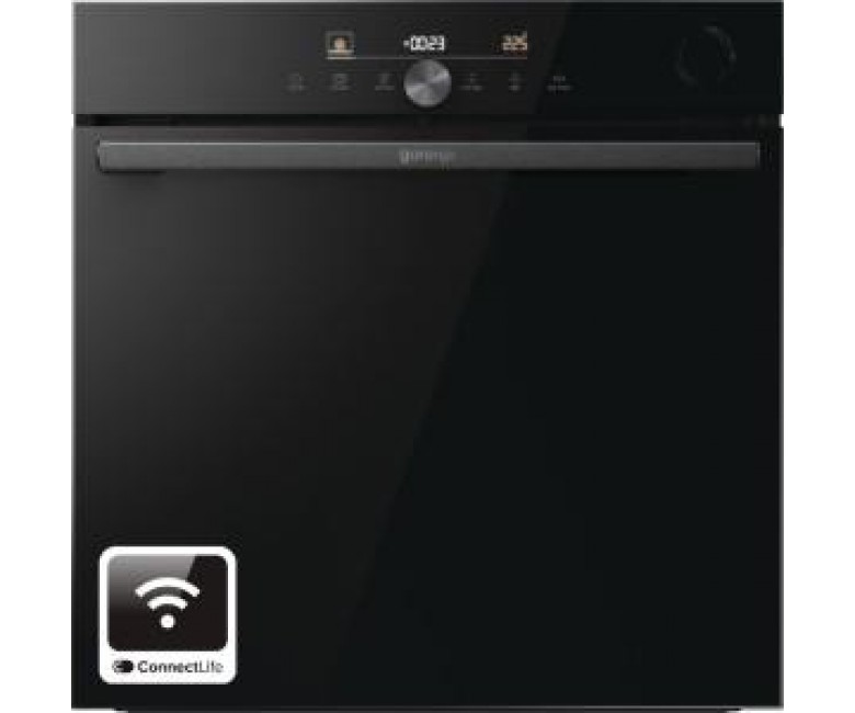 Духова шафа Gorenje електрична, 77л, A+, пара, дисплей, Wi-Fi, чорний GORENJE  BSA6747DGWI BSA6747DGWI