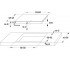 Варочная поверхность  ECS643BCSC:Чертеж 