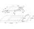 Комбинированная варочная поверхность  GCI691BSC:Чертеж 