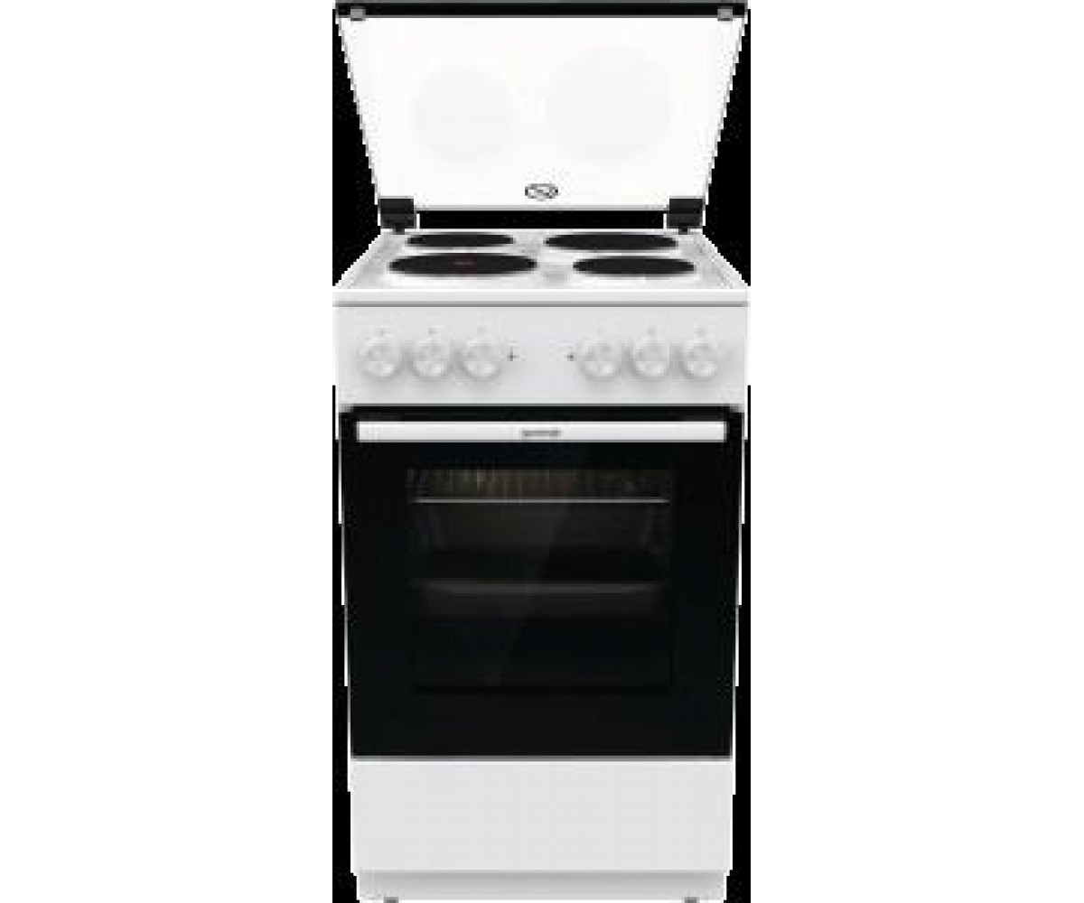 Плита Gorenje електрична , 68л, 50x60см, гриль, білий GORENJE  GE5A21WH GE5A21WH