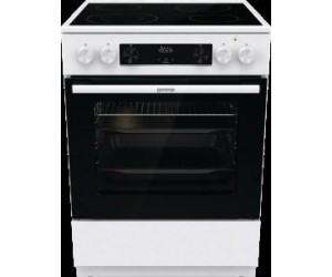 Плита Gorenje електрична склокерамічна, 71л, 60x60см, дисплей, приготування з паром, програматор, білий GORENJE  GECS6C70WC