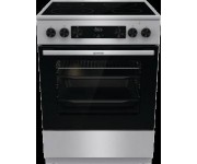 Плита Gorenje електрична склокерамічна, 71л, 60x60см, дисплей, програматор, нерж GORENJE  GECS6C70XC