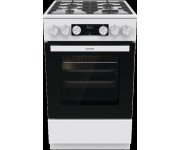 Плита Gorenje газова, 67л, 50x60см, дисплей, IconLed, чавун, білий GORENJE  GGI5C21WFB