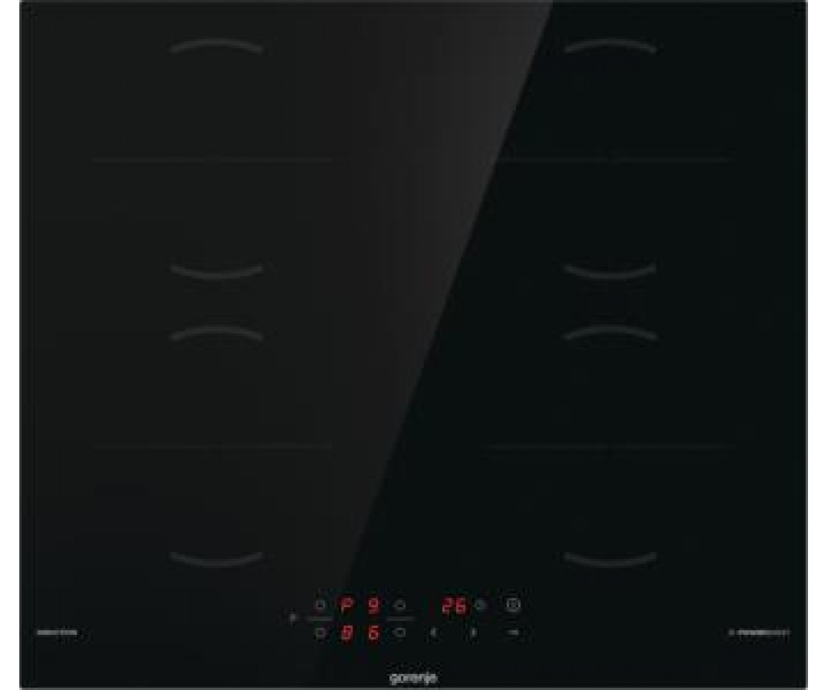 Варильна поверхня Gorenje індукційна, 60см, PowerBoost, TouchControl, чорний GORENJE  GI6401BSCE GI6401BSCE