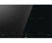 Варильна поверхня Gorenje індукційна, 80см, PowerBoost, TouchControl, поєднання конфорок, чорний GORENJE  GI8421BSC