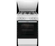 Плита Gorenje комбінована, 68л, 50x60см, емальовані реш, з кришкою, білий GORENJE  GK5A22WH
