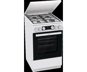 Плита Gorenje комбінована, 70л, 50x60см, IconLed, чавун, з кришкою, білий GORENJE  GK5C42WFB