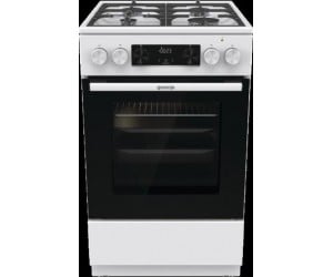 Плита Gorenje комбінована, 70л, 50x60см, дисплей, IconLed, чавун, білий GORENJE  GK5C43WF