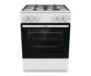 Плита Gorenje комбінована, 71л, 60x60см, чавун, білий GORENJE  GK6A40WFFM
