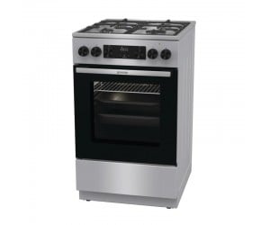 Плита Gorenje комбінована, 70л, 50x60см, дисплей, чавун, нерж GORENJE  GKS5C70HXF