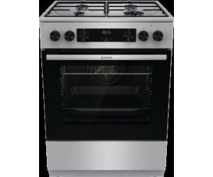 Плита Gorenje комбінована, 71л, 60x60см, дисплей, емальовані реш, програматор IconLed,нерж GORENJE  GKS6C70XJ