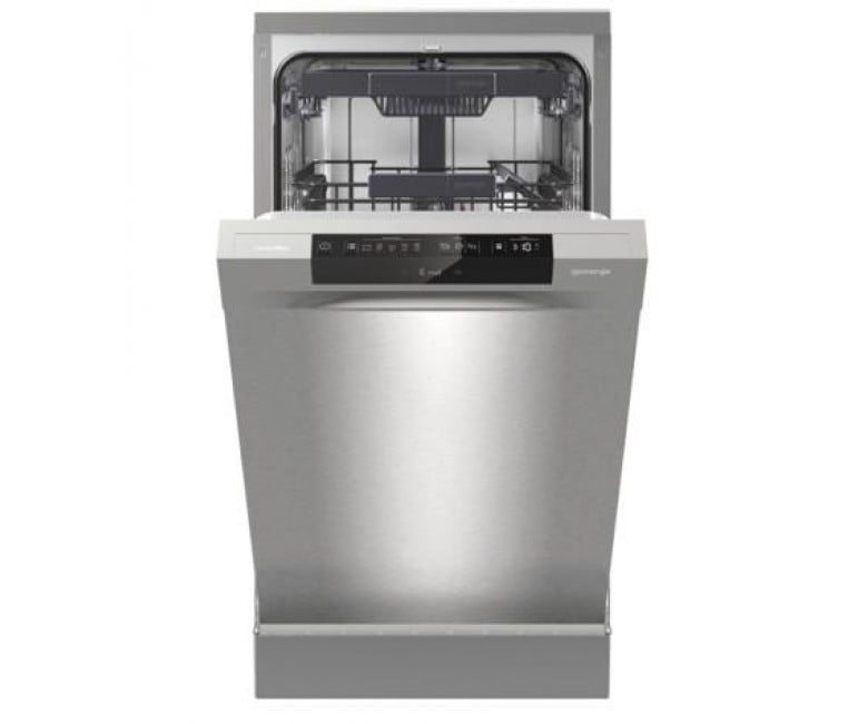 Посудомийна машина Gorenje, 11компл., A+++, 45см, дисплей, 3 кошика, AquaStop, Інвертор, сірий GORENJE  GS541D10X GS541D10X