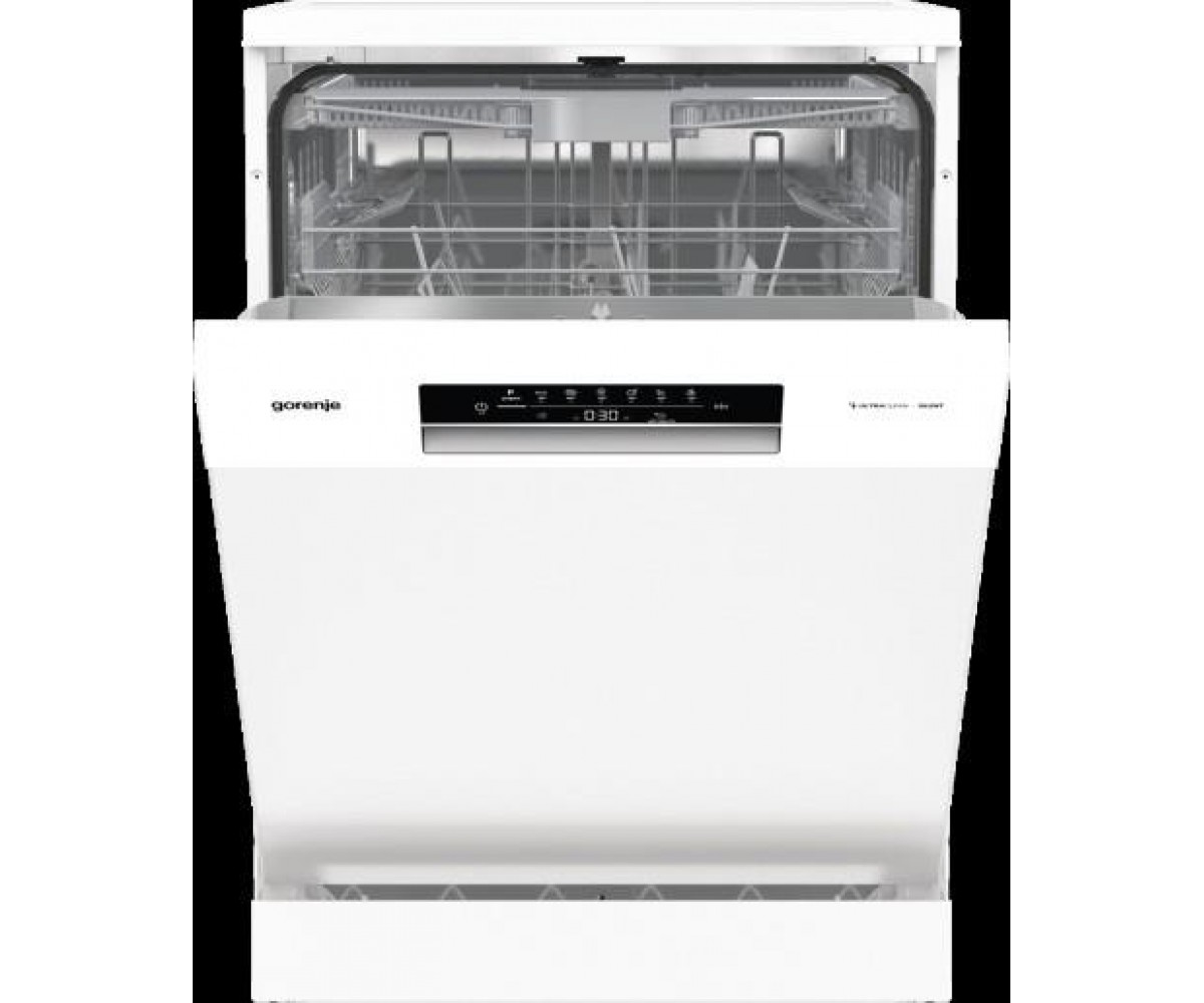 Посудомийна машина Gorenje, 16компл., A+++, 60см, дисплей, 3 кошика, AquaStop, білий GORENJE  GS643E90W GS643E90W